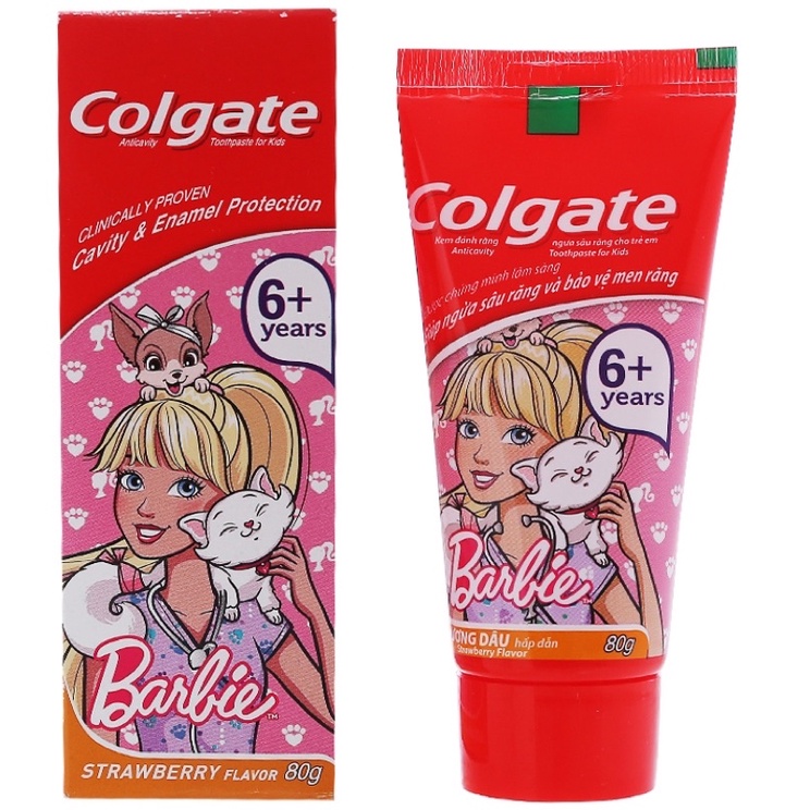 KEM ĐÁNH RĂNG TRẺ EM COLGATE BARBIE - MINIONS 80G