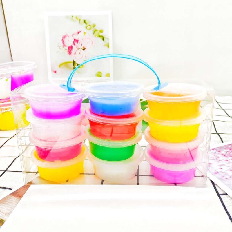 Hộp 12 Slam chất nhầy ma quái có nhũ