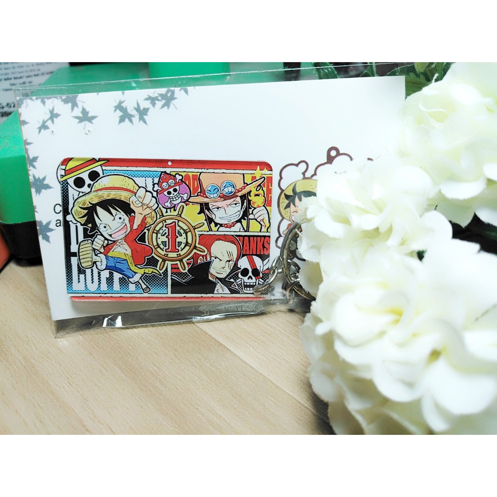 Móc khóa mica nhân vật One Piece mới