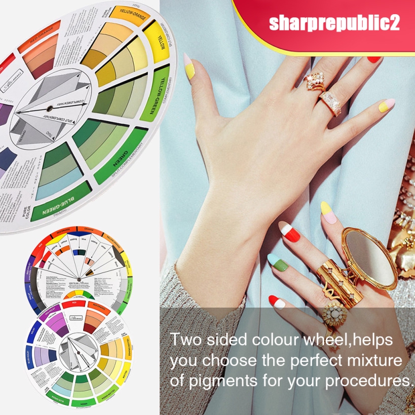 Magic Palette Coloring Matching Guide Colors Mixing Wheel Selection Board