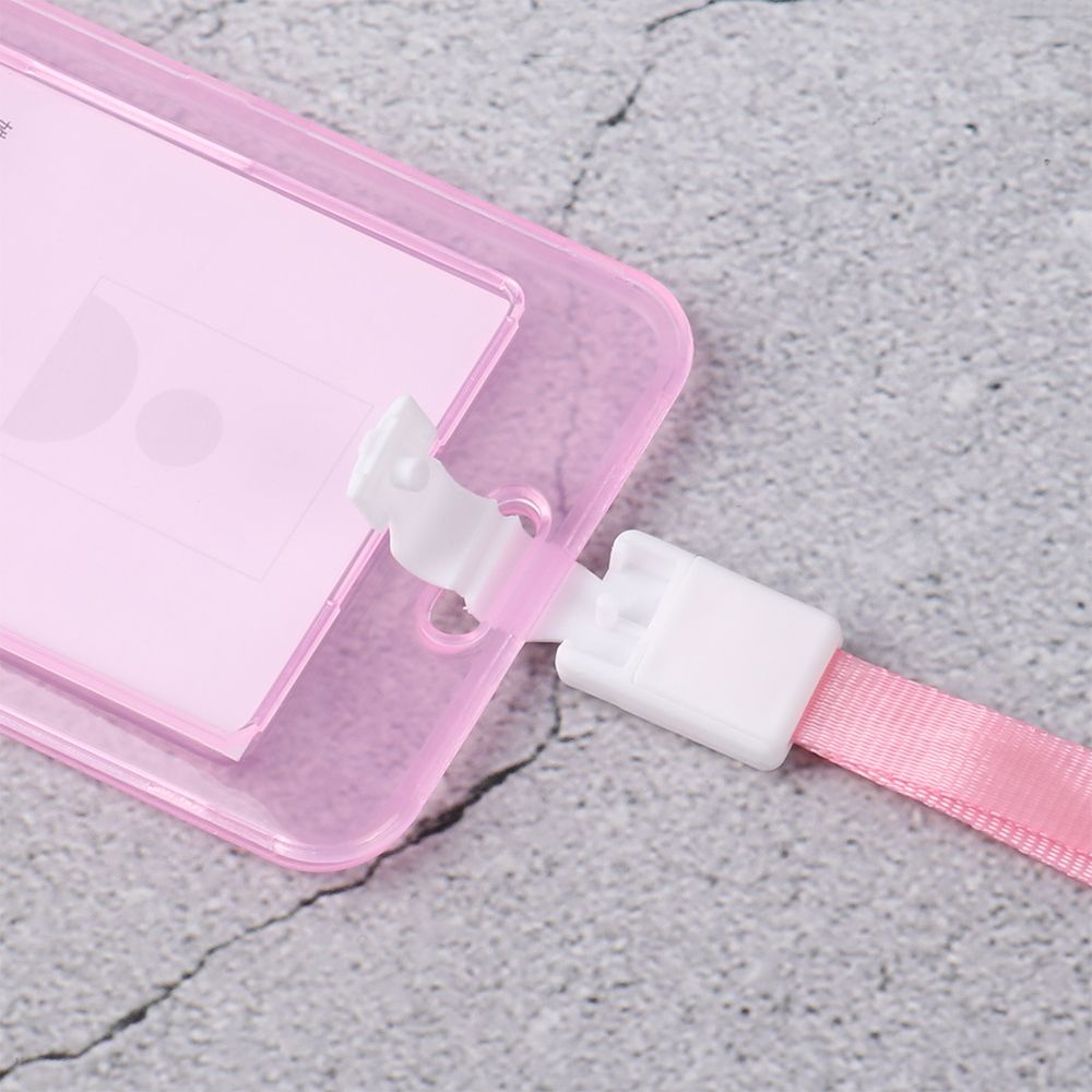 Bao đựng thẻ tên thiết kế hai mặt làm từ nhựa trong suốt