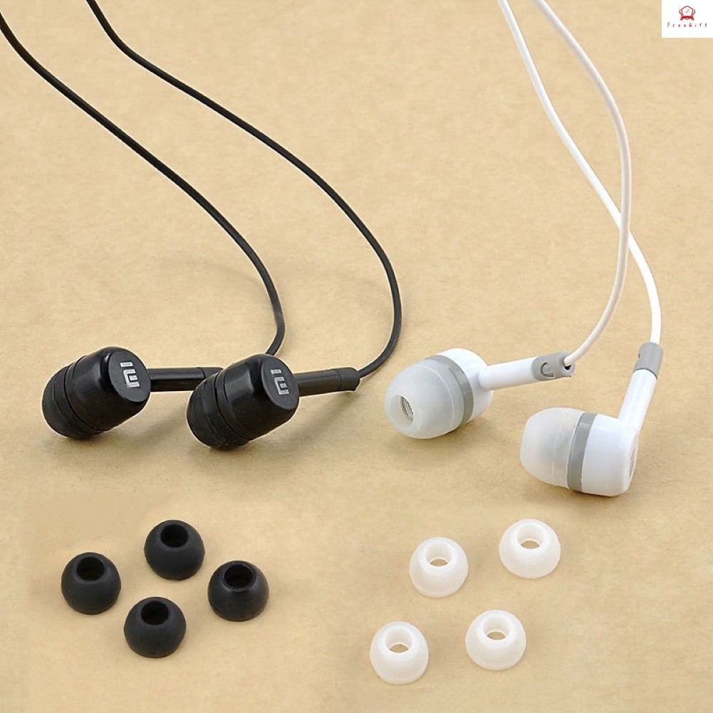 Tai Nghe Nhét Tai Jack 3.5mm Âm Thanh Siêu Trầm Có Micro Và Phụ Kiện