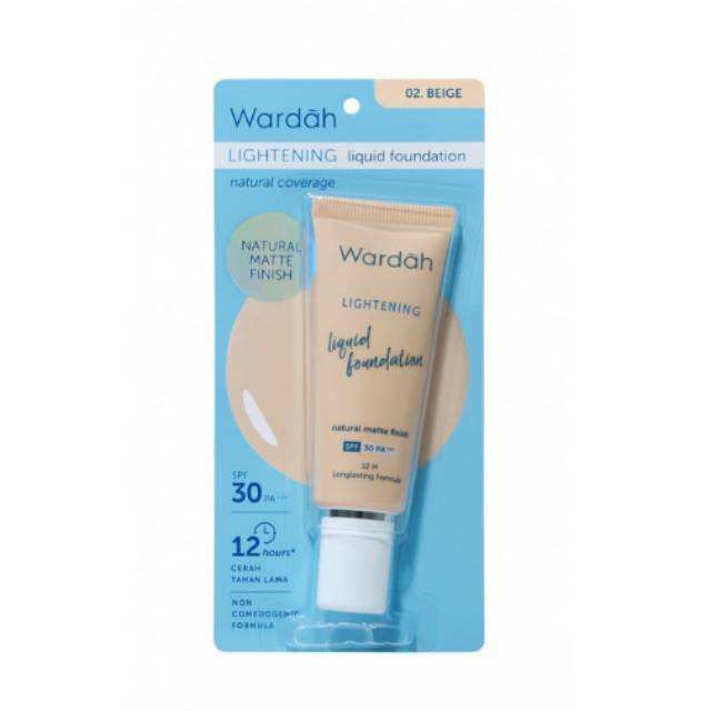 (Hàng Mới Về) Kem Nền Dạng Lỏng Làm Sáng Da Wardah 02 Beige | BigBuy360 - bigbuy360.vn