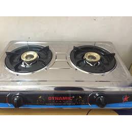 { RẺ - BỀN - ĐẸP ] Bếp Gas Đôi Mặt inox Dynamic + Bộ Van Dây Điều Áp Chống Cháy Nổ Hàng Chính Hãng - BH 24 THÁNG