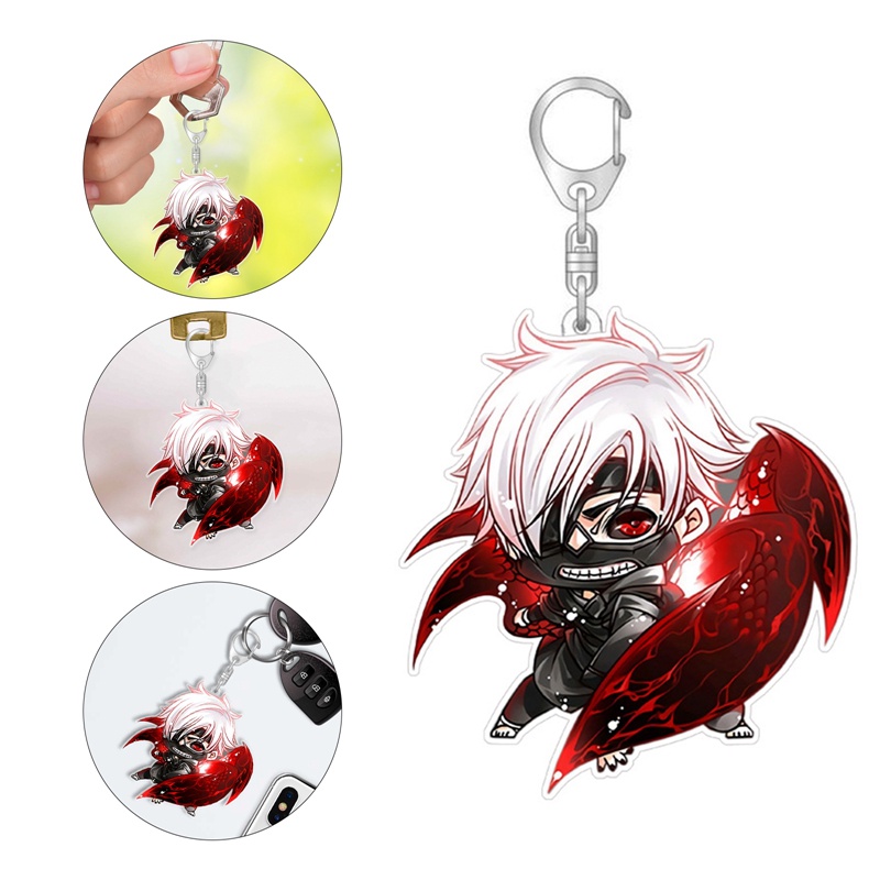 Móc Khóa acrylic Hai Mặt In Hình Nhân Vật Jinmuyan Trong Tokyo ghoul