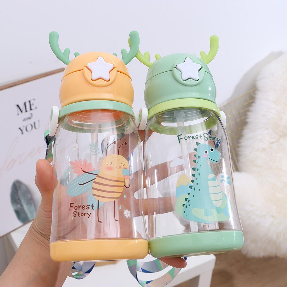 Bình Nước Họa Tiết Hoạt Hình Dễ Mang Tiện Lợi Khi Đi Du Lịch