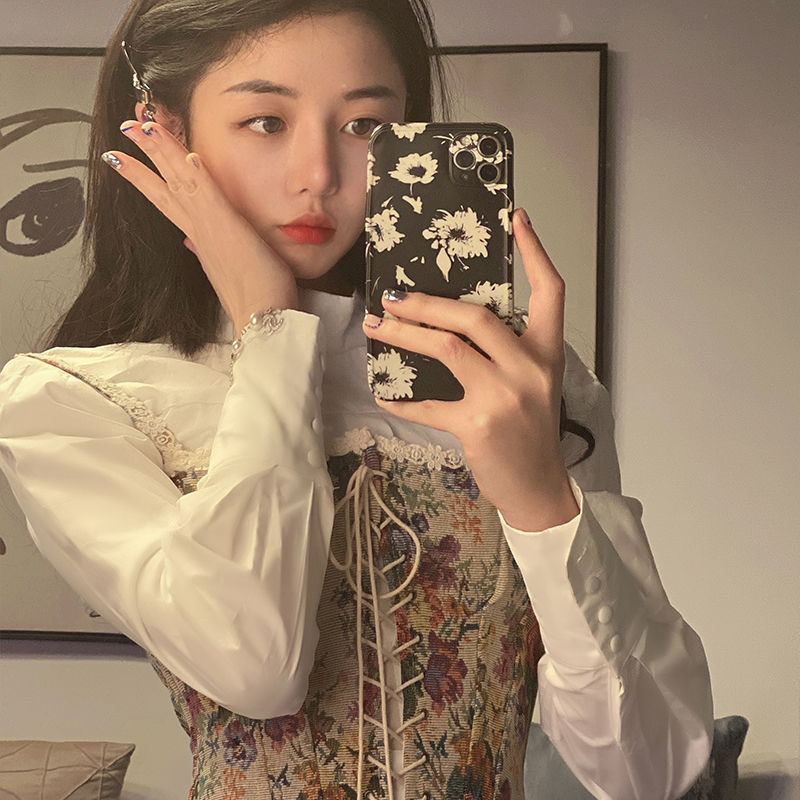 Đầm Chữ A Tay Dài Thêu Hoa Kiểu Retro Thời Trang Mùa Hè Cho Nữ | BigBuy360 - bigbuy360.vn