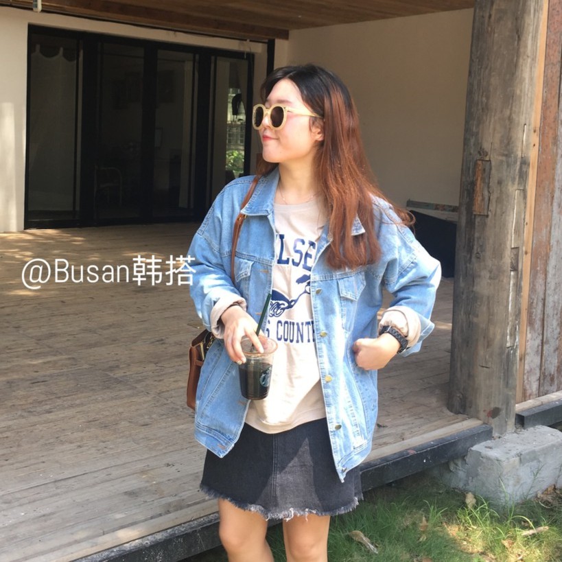 ÁO KHOÁC JEANS NỮ ULZZANG (kèm video) | BigBuy360 - bigbuy360.vn