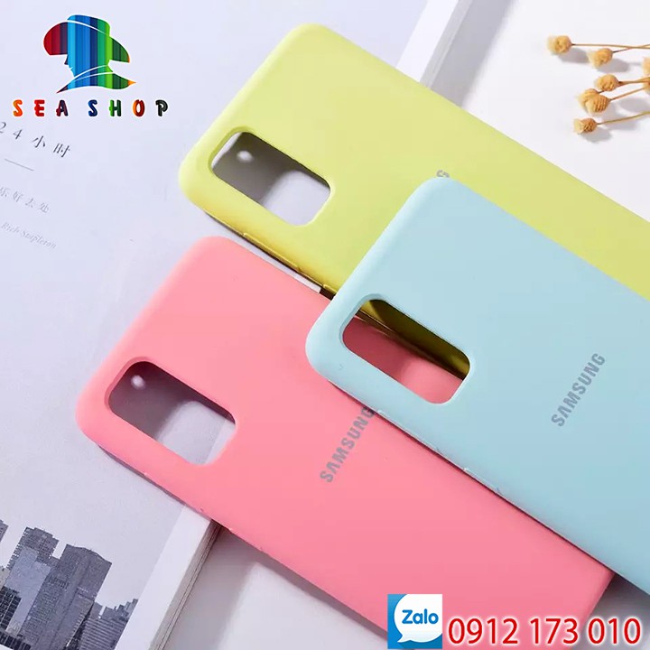 Ốp lưng chống bẩn Samsung Galaxy S20 & S S20 Ultra & S20 Plus - Viền nhựa dẻo - Bên trong có lớp nhung bảo vệ