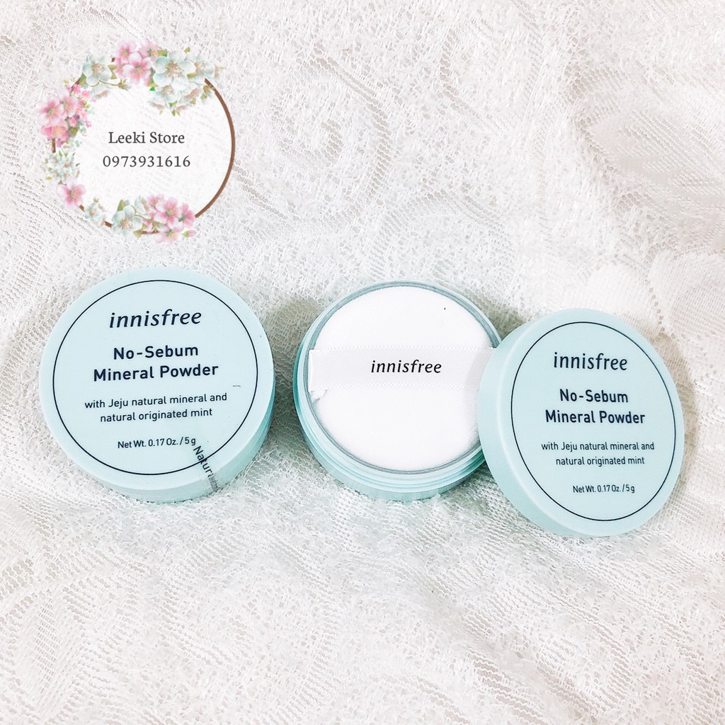 Phấn Phủ Innisfree No Sebum Mineral Powder - Phấn Phủ Kiềm Dầu Innisfree Dạng Bột