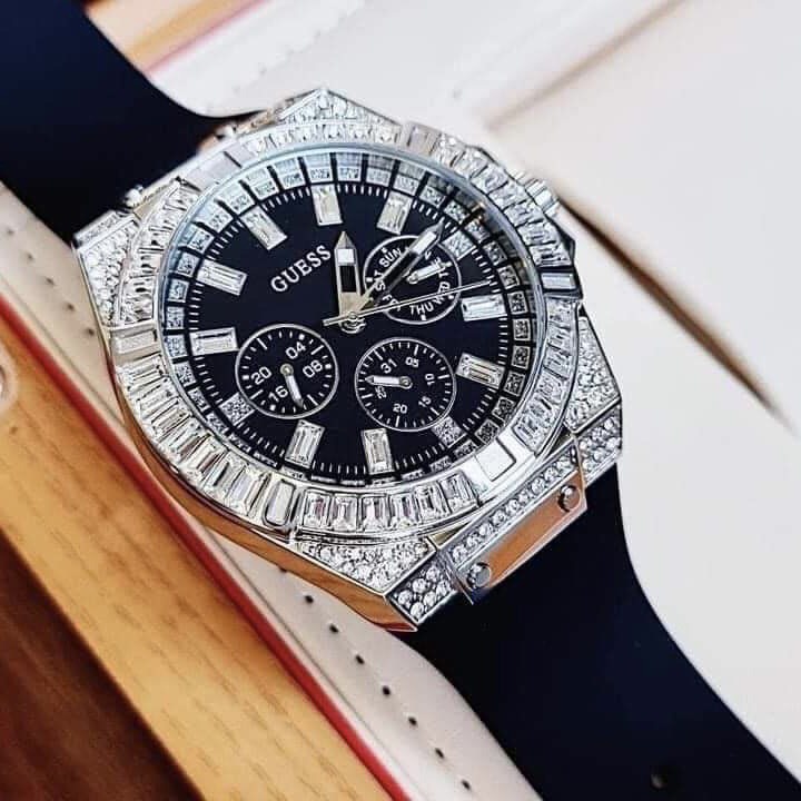 ĐỒNG HỒ NAM GUESS ACCENTED WATCH SILICON FOR MEN