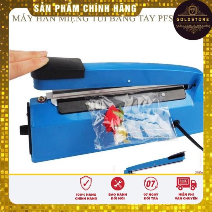 Máy Hàn Miệng Túi, Máy Dập Miệng Túi PFS - 200 Bằng Tay Đa Năng Siêu Tiện Dụng