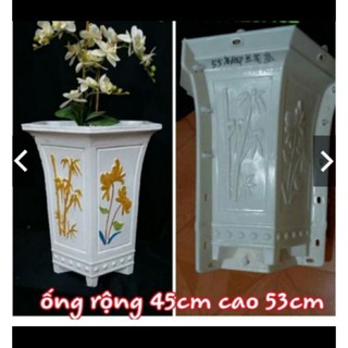 Khuôn Chậu Lục Giác Ống 45x53. Nhựa ABS