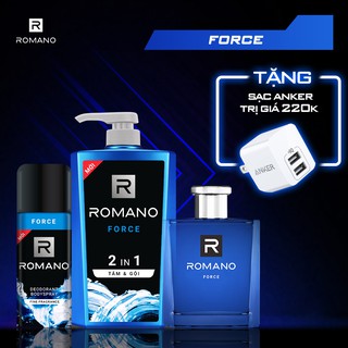 Tắm - gội 2 in 1 Romano Classic 650ml