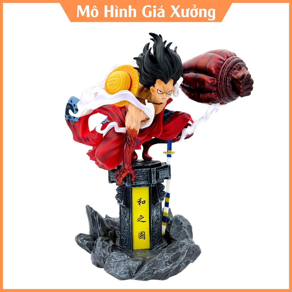 Mô hình One Piece Luffy gear 4 snake man Cao 31cm hàng cao cấp siêu đẹp , figure mô hình anmie one piece luffy