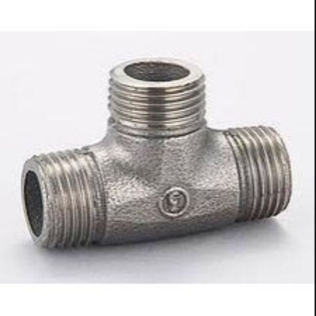 Tê ren ngoài inox D15