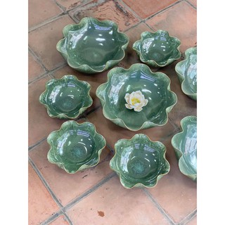 Bát sen thả hoa Bát Tràng. TH02