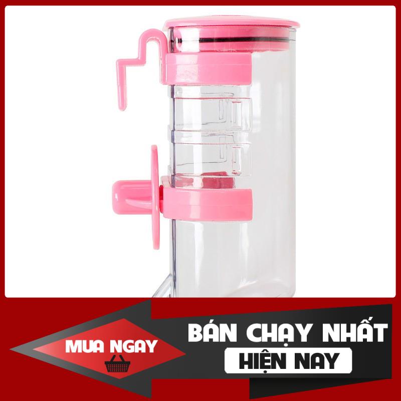 [❌GIÁ SỈ❌] BÌNH NƯỚC TREO GẮN CHUỒNG CHO CHÓ MÈO 350ML -TREO CHUỒNG CHÓ MÈO ❤️