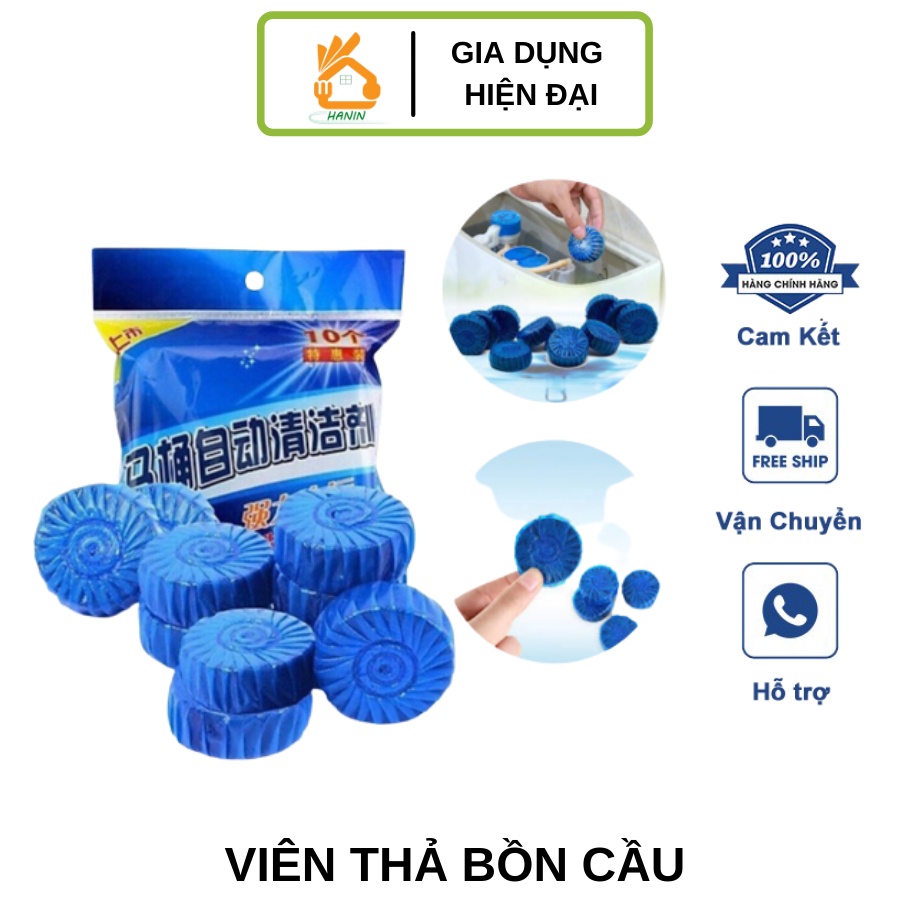 Combo 10 Viên Thả Bồn Cầu, Toilet Duyệt Khuẩn Cao Cấp