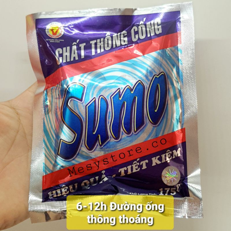 Bột Thông Cống Sumo 175G Chất Thông Cống Hiệu Quả Tiết Kiệm