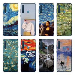 Ốp điện thoại TPU mềm in hình tranh Van Gogh cho Samsung Galaxy A6 / A8 / Plus A9 2018 / A9S / A8S