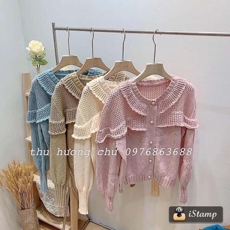 áo len cổ bèo