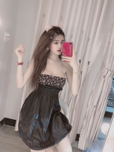 Set Áo Hoa Chân Váy Tơ Sóng Cao Cấp Kèm Video,Hình Chụp Thật Sp | BigBuy360 - bigbuy360.vn