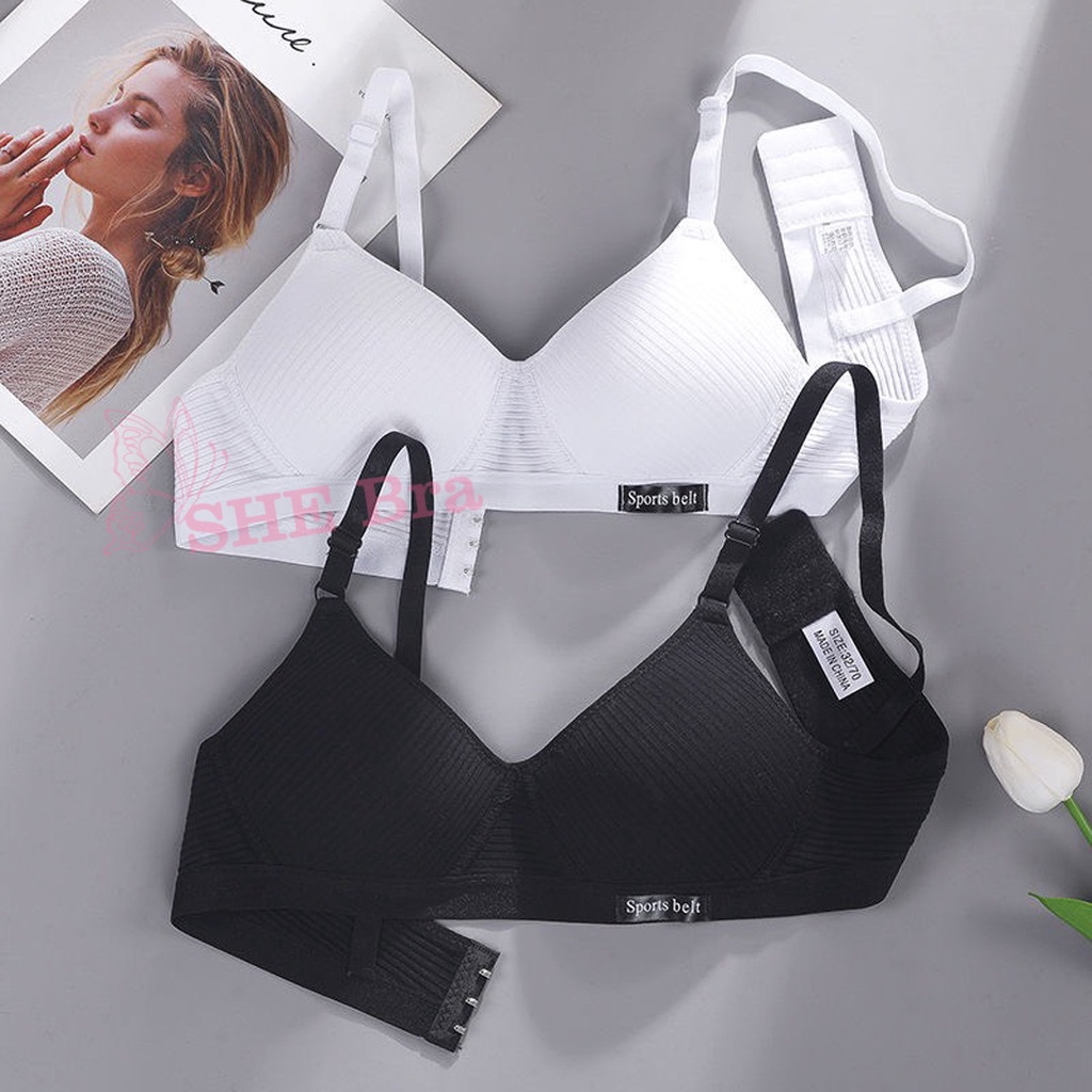 Áo Bra Sport belt Áo Lót Ngực Nữ Sinh Không Gọng Chất Cotton Co Giãn 4 Chiều Mềm Mại ALO03 | BigBuy360 - bigbuy360.vn