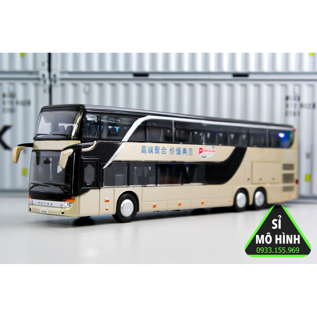 [ Sỉ Mô Hình ] Mô hình xe khách xe bus hai tầng