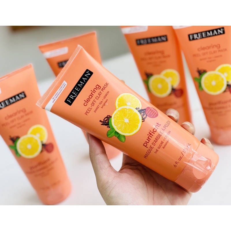 Mặt Nạ Freeman Sweet Tea & Lemon Peel Off Clay Mask 🍀🍀  typ 175ml