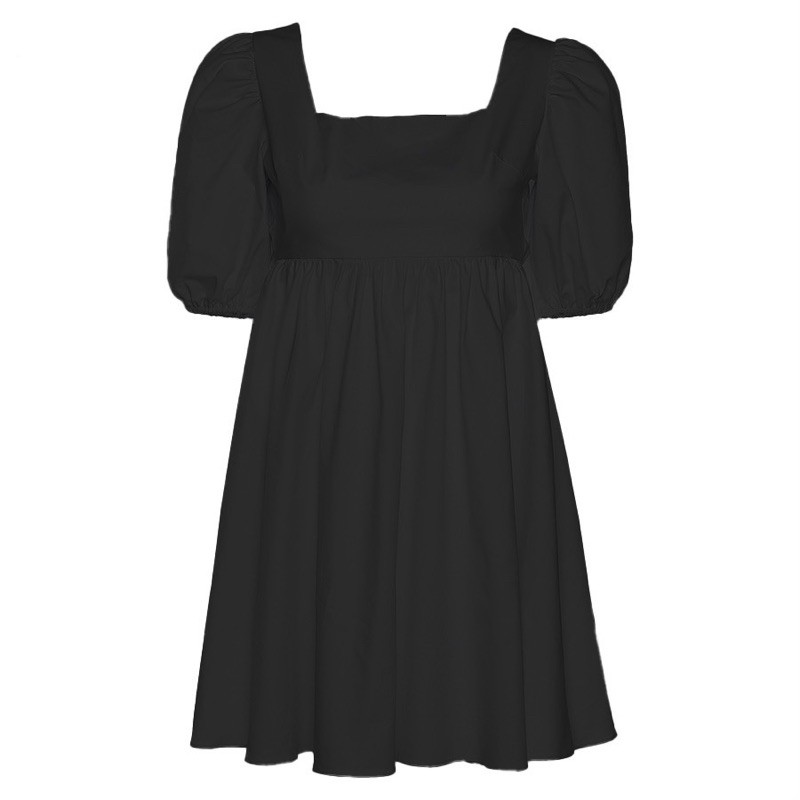 Đầm babydoll BRIE CLOTHING hở lưng chất phi mờ dày dặn siêu sáng chảnh | BigBuy360 - bigbuy360.vn