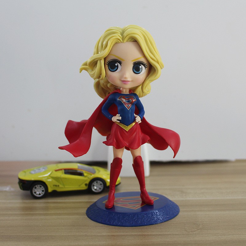 Mô hình Supergirl | Tiểu cảnh nữ siêu nhân để bàn mini