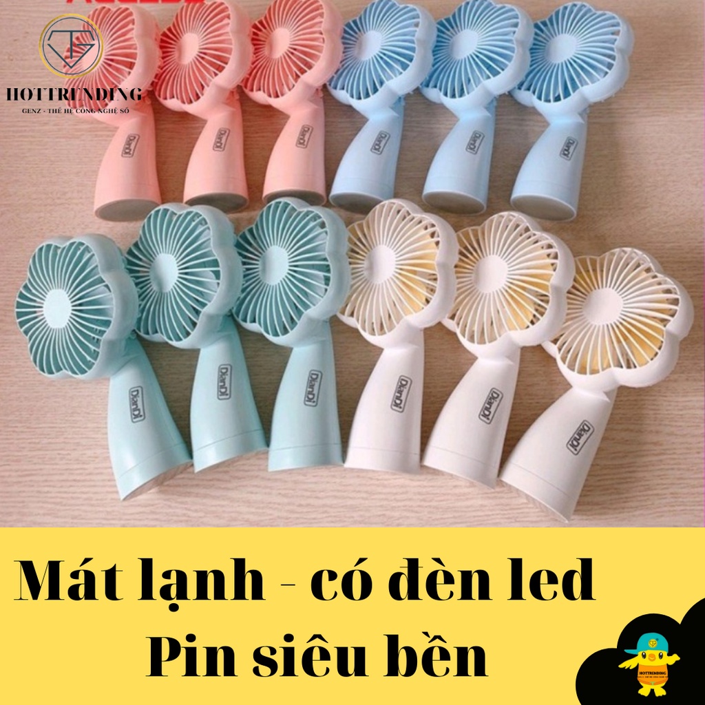 QUẠT CẦM TAY MINI FAN hottrend cute tiện lợi (MẪU MỚI) - PIN SẠC CHẤT LƯỢNG