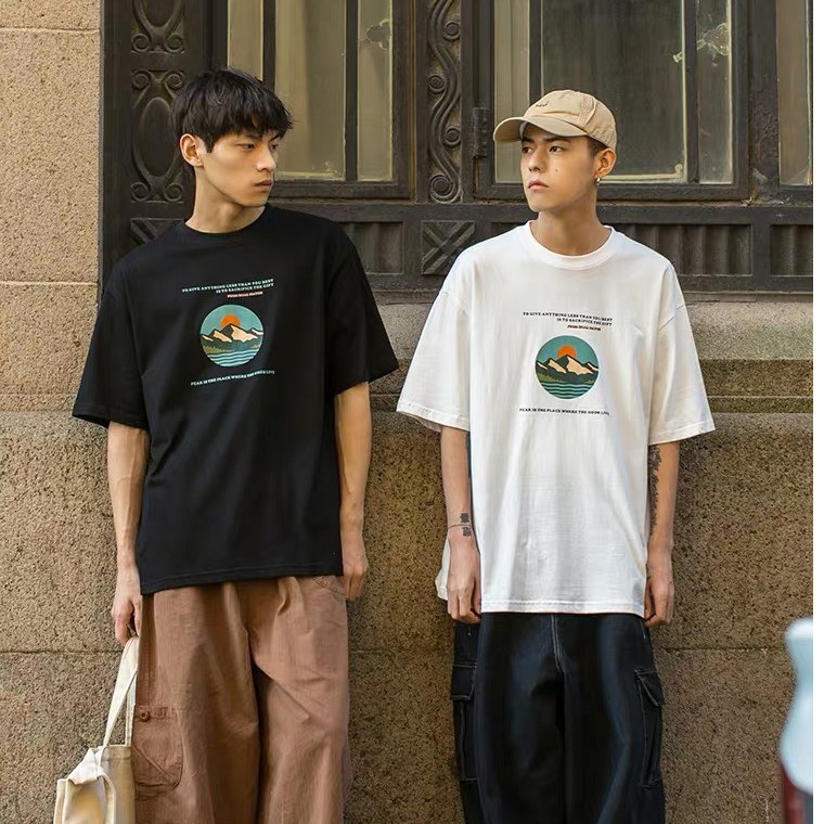 [AT0201] Áo thun nam nữ, tay lỡ trẻ trung, dáng rộng, phong cách HÀN QUỐC , chất liệu mềm mịn | BigBuy360 - bigbuy360.vn