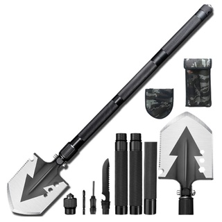 Bộ xẻng quân dụng đa năng để cốp xe,cắm trại, dã ngoại xuan lc
