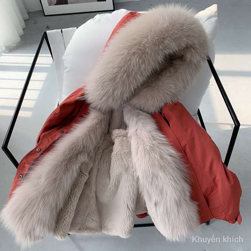 Áo khoác giả lông cáo thời trang cho nữ năm 2021