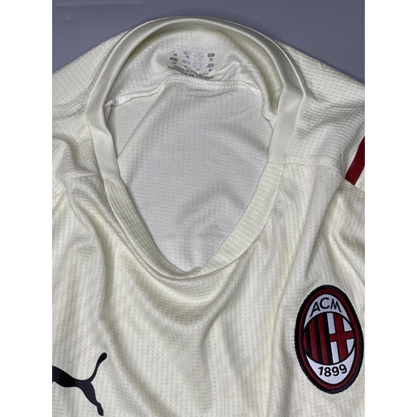 Set bộ quần áo bóng đá hàng nhập thái clb Acmilan màu vàng kem 2021 2022