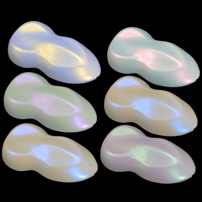 Hủ 10g bột ánh tím nhiều màu ứng dụng epoxy hoặc nails slime, bột chà tráng gương ánh nhủ