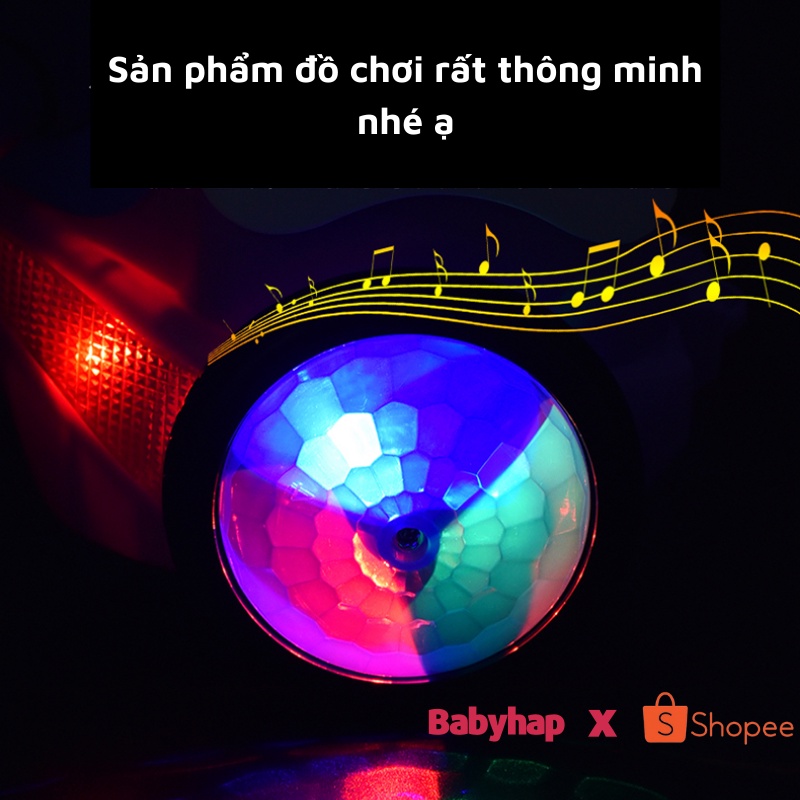 Đồ Chơi Trẻ Em Thông Minh Cho Bé Trai Và Bé Gái 3 Tuổi | Đồ Chơi Em Bé Lái Xe Đạp Có Nhạc Bánh Xe Phát Sáng | Babyhap |