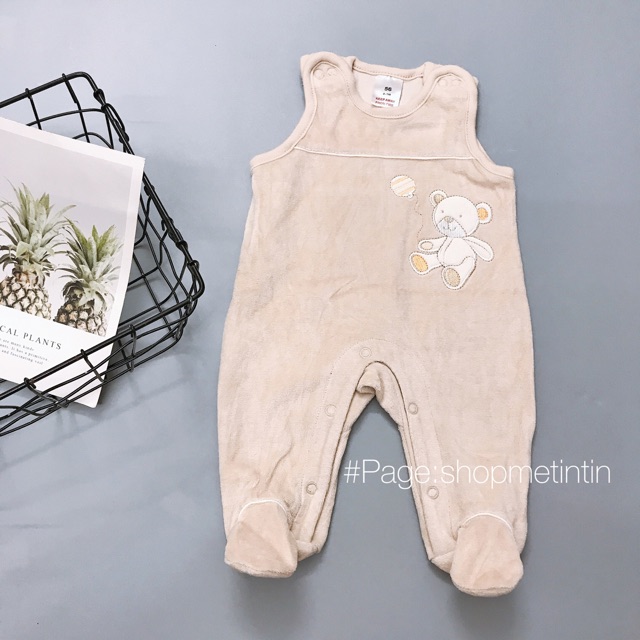 [Dọn kho] Body nỉ nhung ba lỗ ( 1m:3-4,5kg,3m:4-5,5kg)