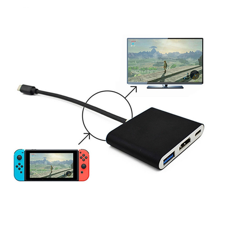 Bộ Chuyển Đổi HDMI Type C Sang HDMI Cho MacBook Xiaomi Laptop Điện Thoại