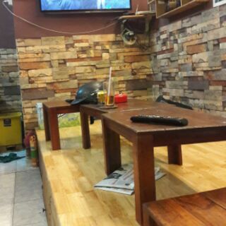 12m (6m2) Giấy dán tường giả gạch cũ