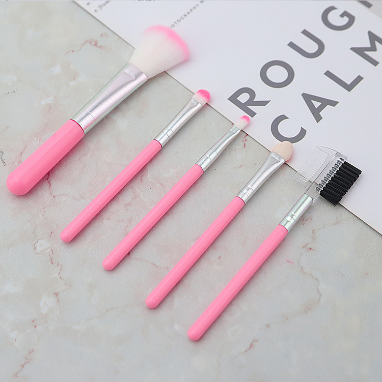 [Hàng mới về] Bộ 5 cây cọ trang điểm phấn mắt má hồng Snailgirl cho người mới bắt đầu