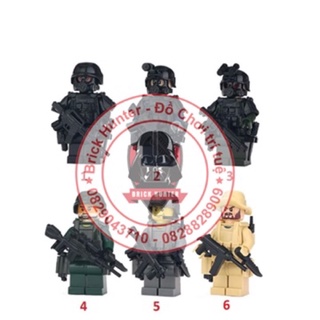 Xếp hình Army Swat minifigures Lính đặc nhiệm Diesen ( hàng limited )