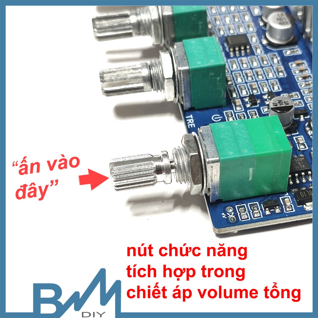Mạch khuếch đại âm thanh Gemaudio TPA3116D2 2.1 2x50W+1x100W bluetooth 5.0