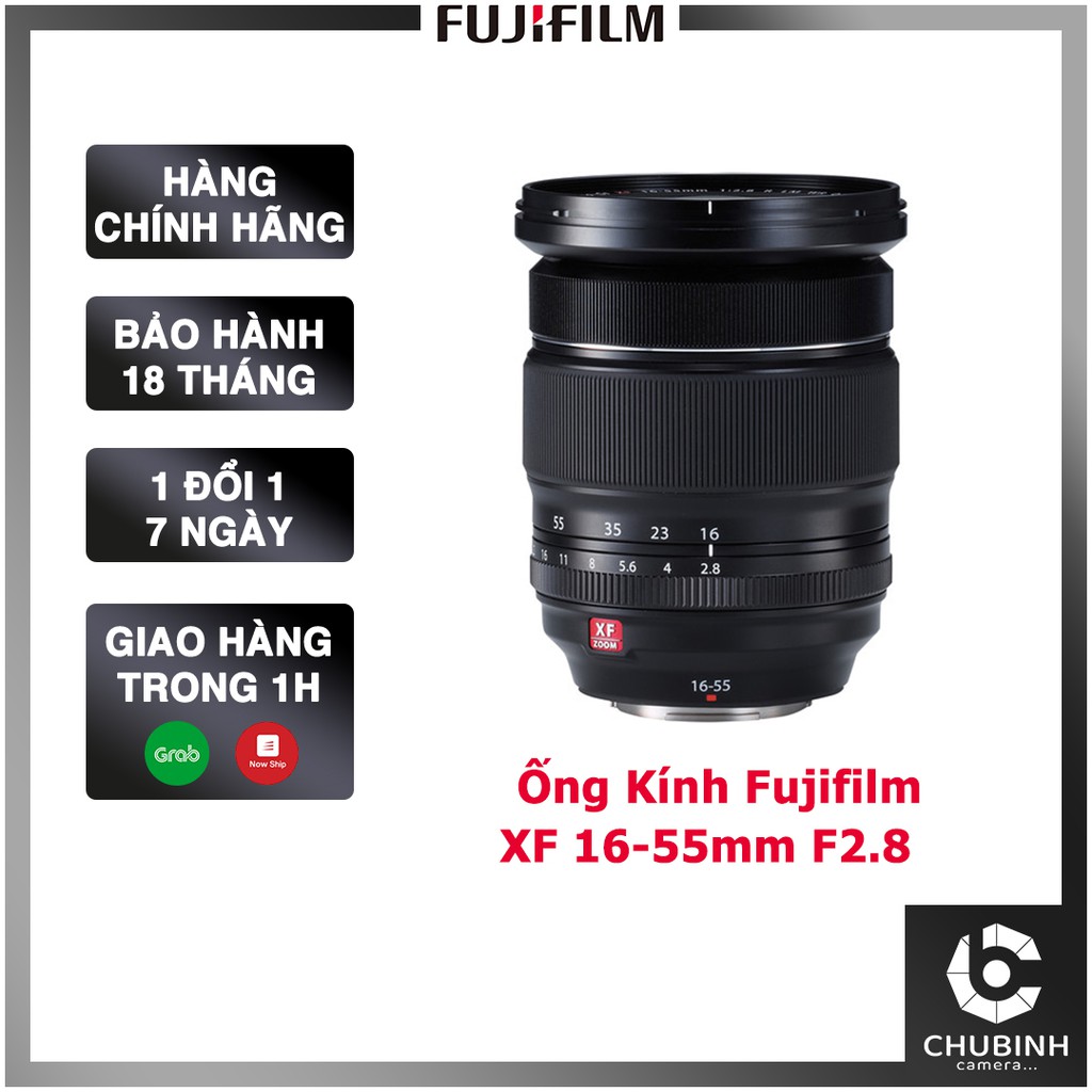 Ống kính Fujifilm | Fujinon XF 16-55mm f/2.8 R WR | Chính Hãng