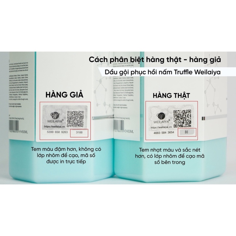 Bộ dầu gội weilaiya chính hãng, weilaiya dầu gội phục hồi tóc hư tổn nấm truffle, shop bách hóa cẩm long