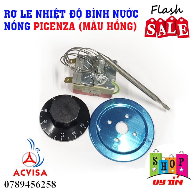 Bộ rơ le điều khiển nhiệt bình nóng lạnh PICENZA Hồng 75 độ