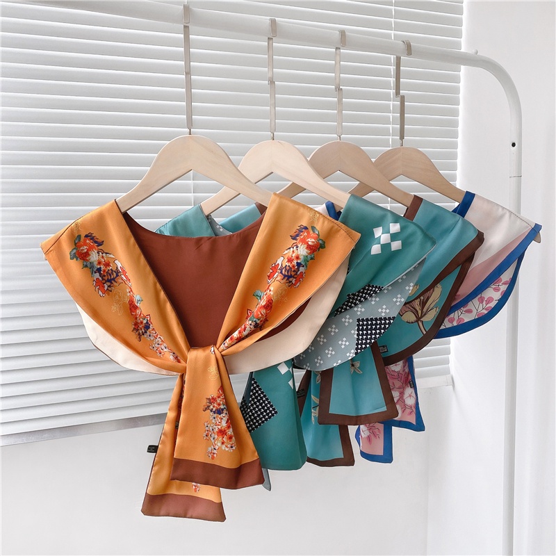 Khăn Choàng Cổ Bằng Lụa Giữ Ấm Mùa Xuân Thu Cho Văn Phòng20211205