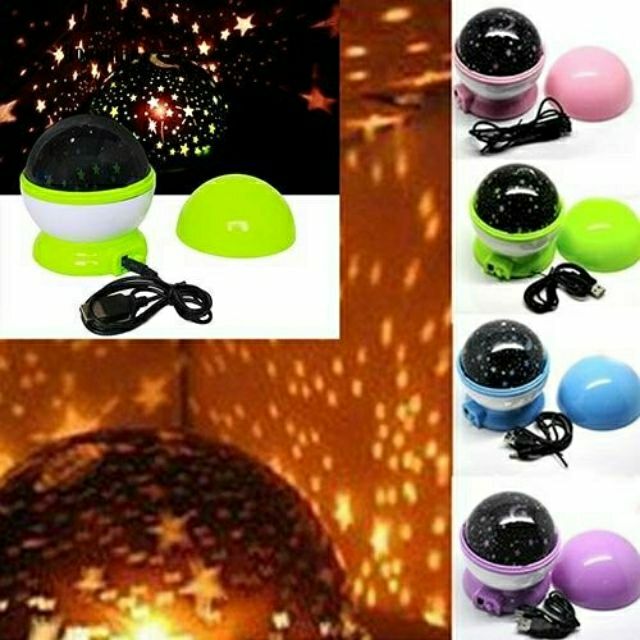 (Hàng như hình) Đèn chiếu sao star xoay 360 độ